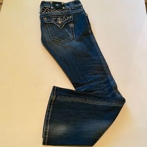 Miss Me Distressed Jeans Size 30/31 Inseam